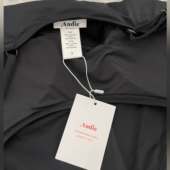 Andie Swim black cheeky Amalfi one piece bathing suit- Small BNWT - Picture 13 of 13